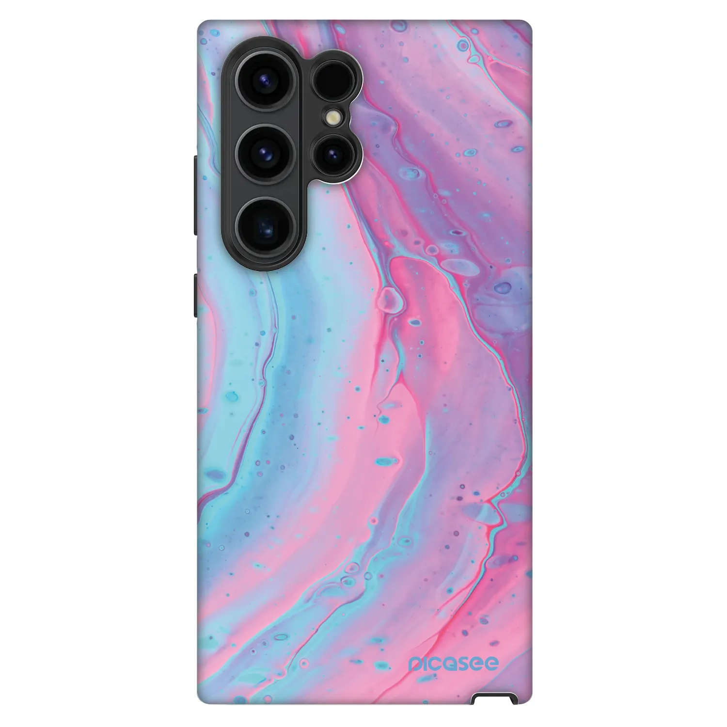 Picasee Fashion Case na Samsung Galaxy S23 Ultra 5G - Pink liquid