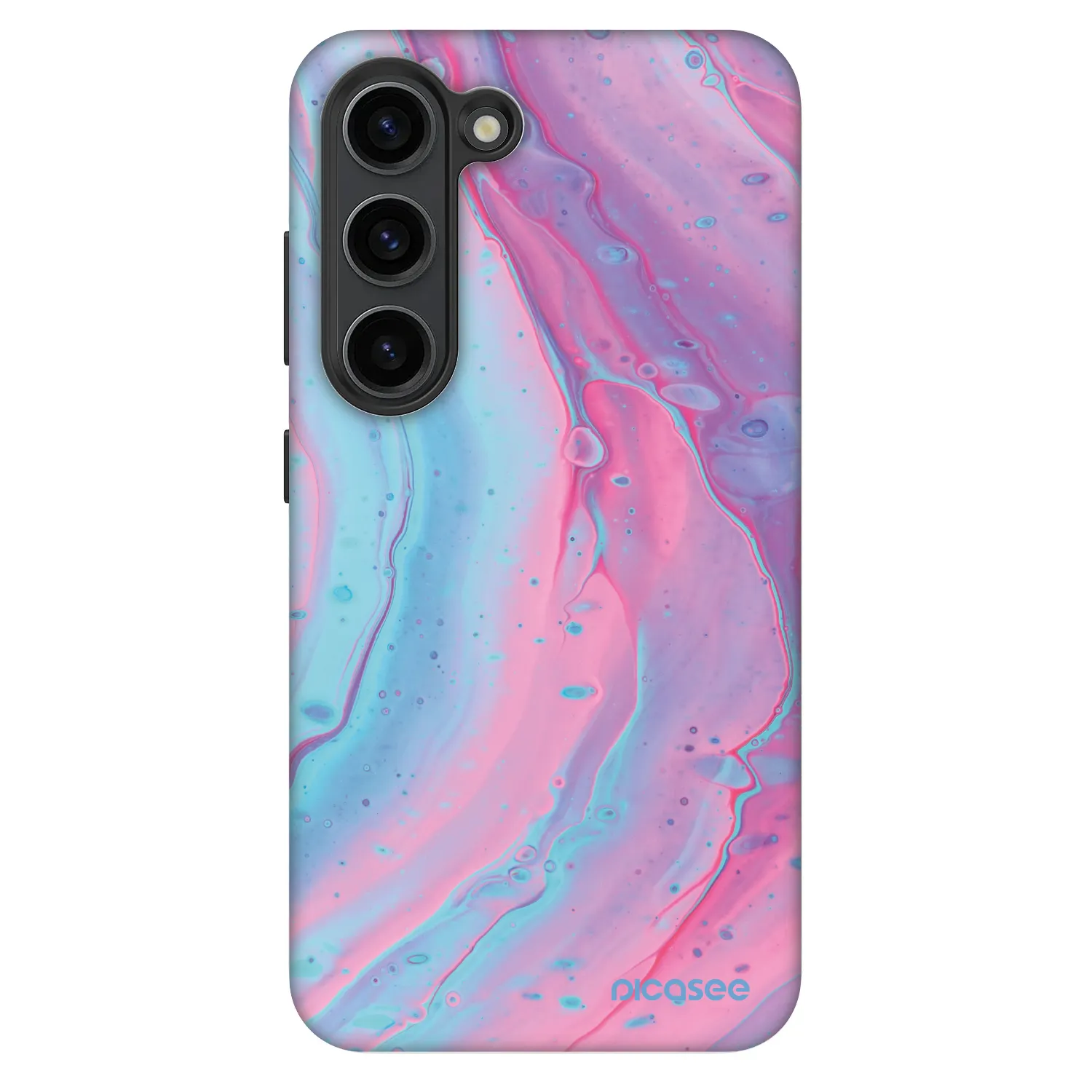 Picasee Fashion Case na Samsung Galaxy S23 5G - Pink liquid
