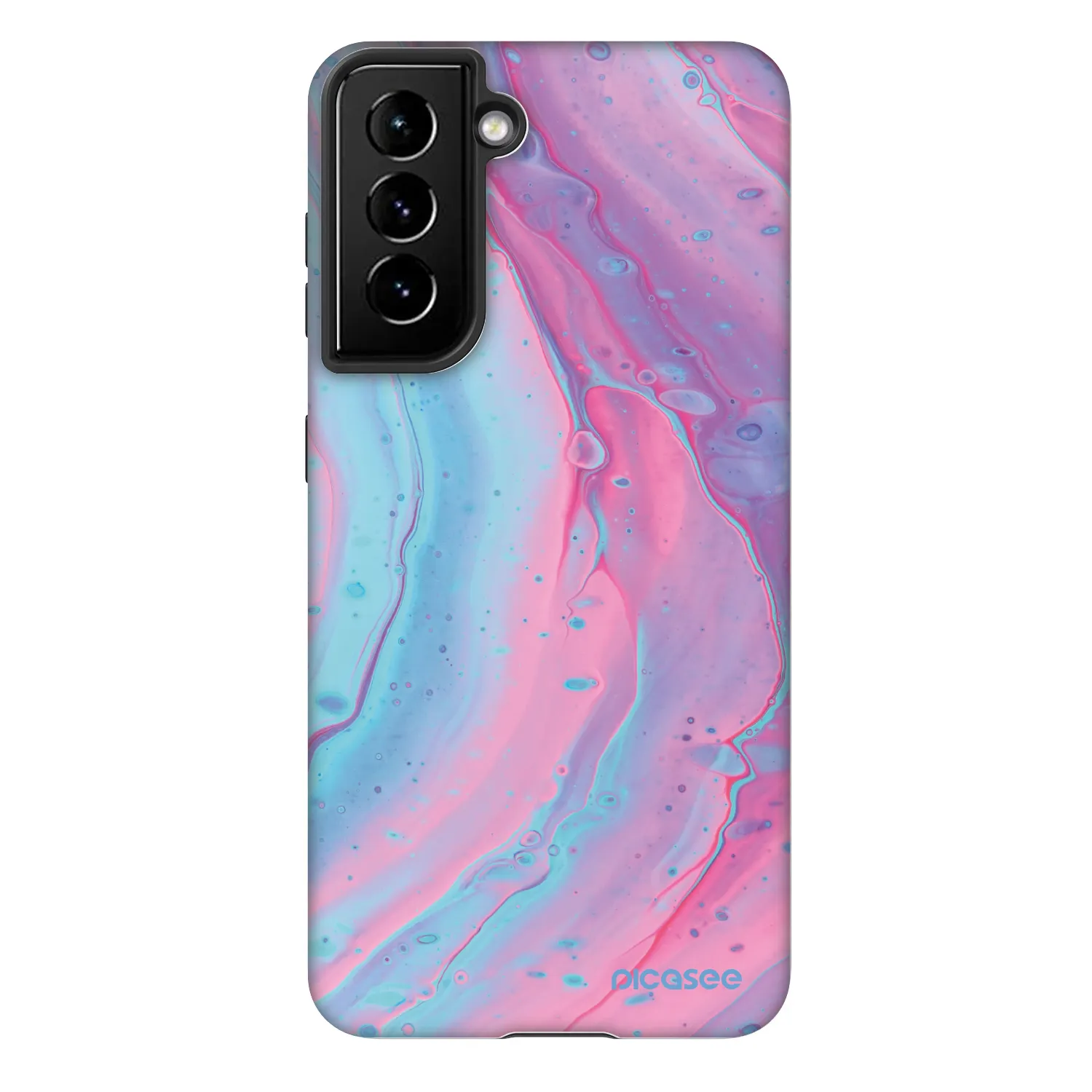 Picasee Fashion Case na Samsung Galaxy S21 FE 5G - Pink liquid