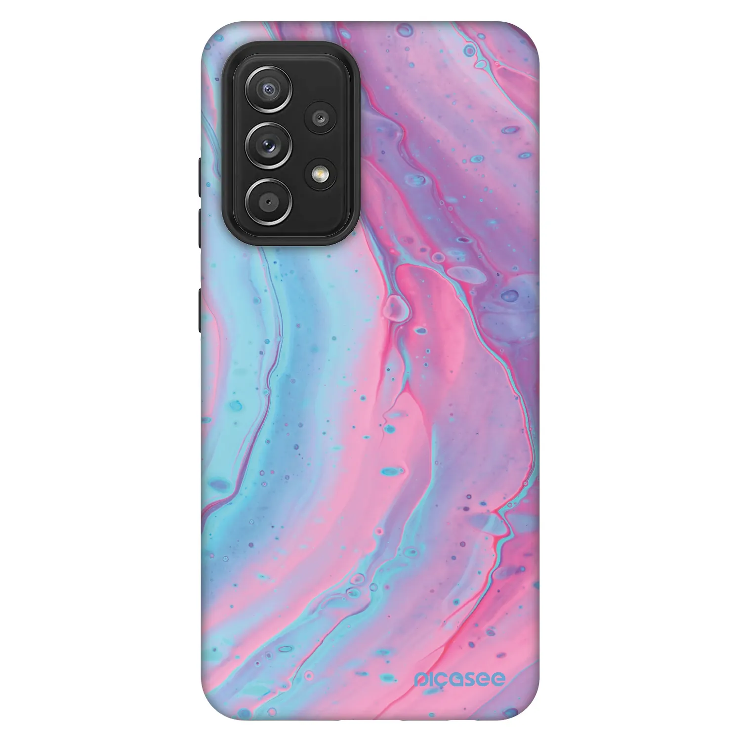 Picasee Fashion Case na Samsung Galaxy A52 5G A525F - Pink liquid