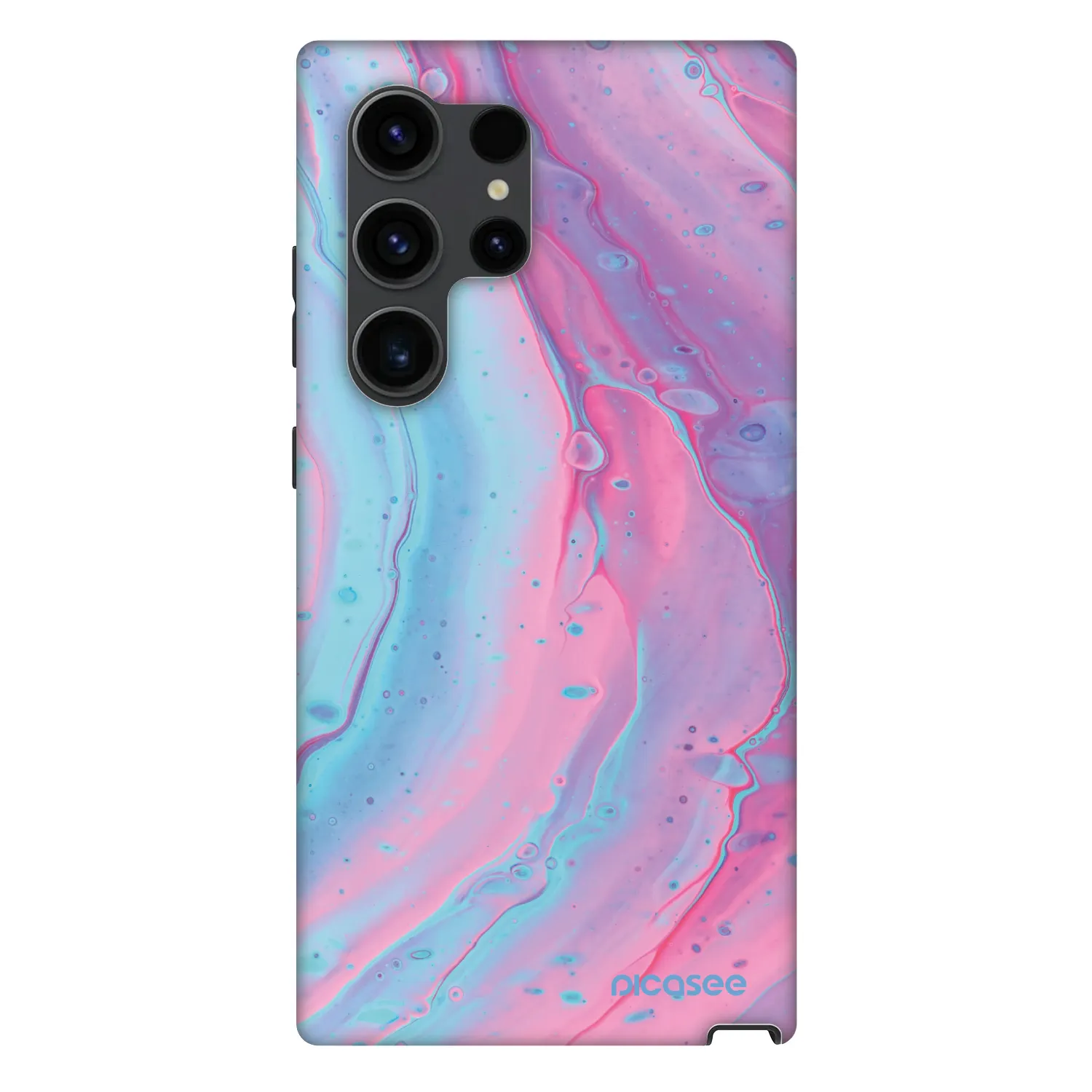 Picasee Fashion Case PowerShare pro Samsung Galaxy S24 Ultra S928B 5G - Pink liquid