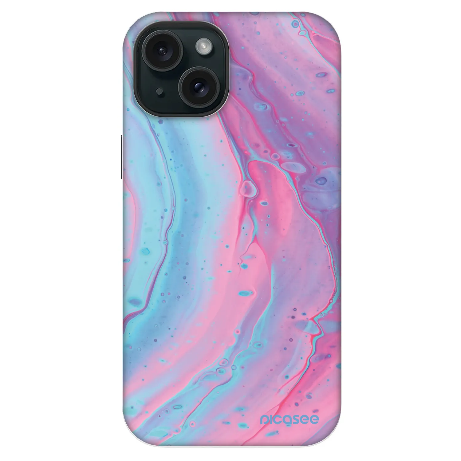 Picasee Fashion Case MagSafe na Apple iPhone 14 - Pink liquid