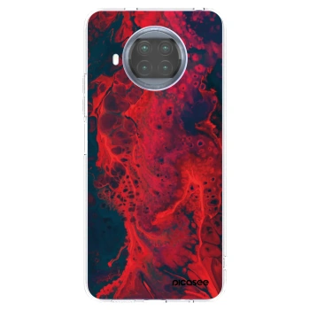 Picasee silikonowe przeźroczyste etui na Xiaomi Mi 10T Lite - Organic red