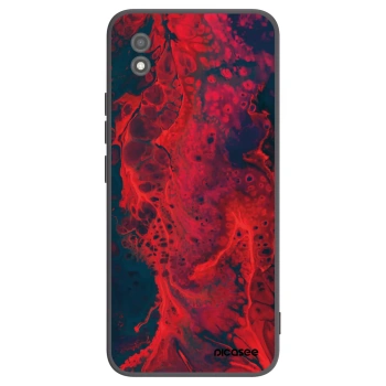Picasee silikonowe czarne etui na Realme C11 (2021) - Organic red