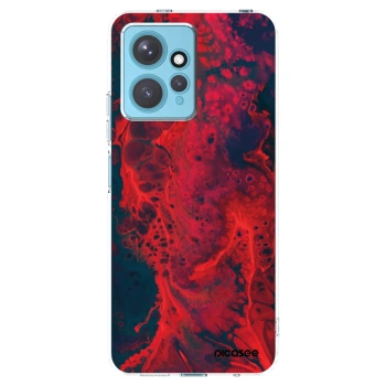 Picasee silikonowe przeźroczyste etui na Xiaomi Redmi Note 12 4G - Organic red