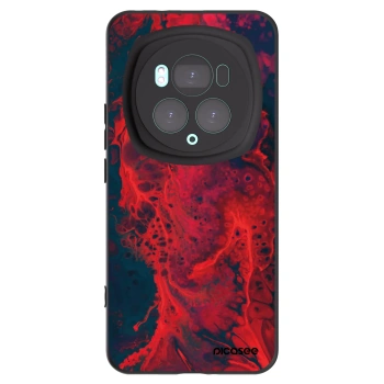 Picasee silikonowe czarne etui na Honor Magic6 Pro - Organic red