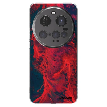 Picasee silikonowe przeźroczyste etui na Xiaomi 15 Ultra - Organic red