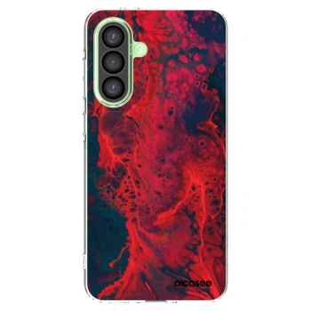 Picasee silikonowe przeźroczyste etui na Samsung Galaxy A26 5G A266B - Organic red