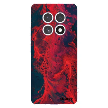 Picasee silikonowe przeźroczyste etui na Xiaomi Redmi Note 15 4G - Organic red