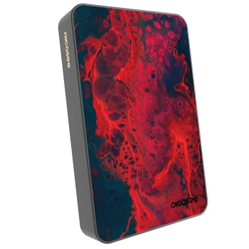 Powerbank z MagSafe 10 000 mAh Szary - Organic red