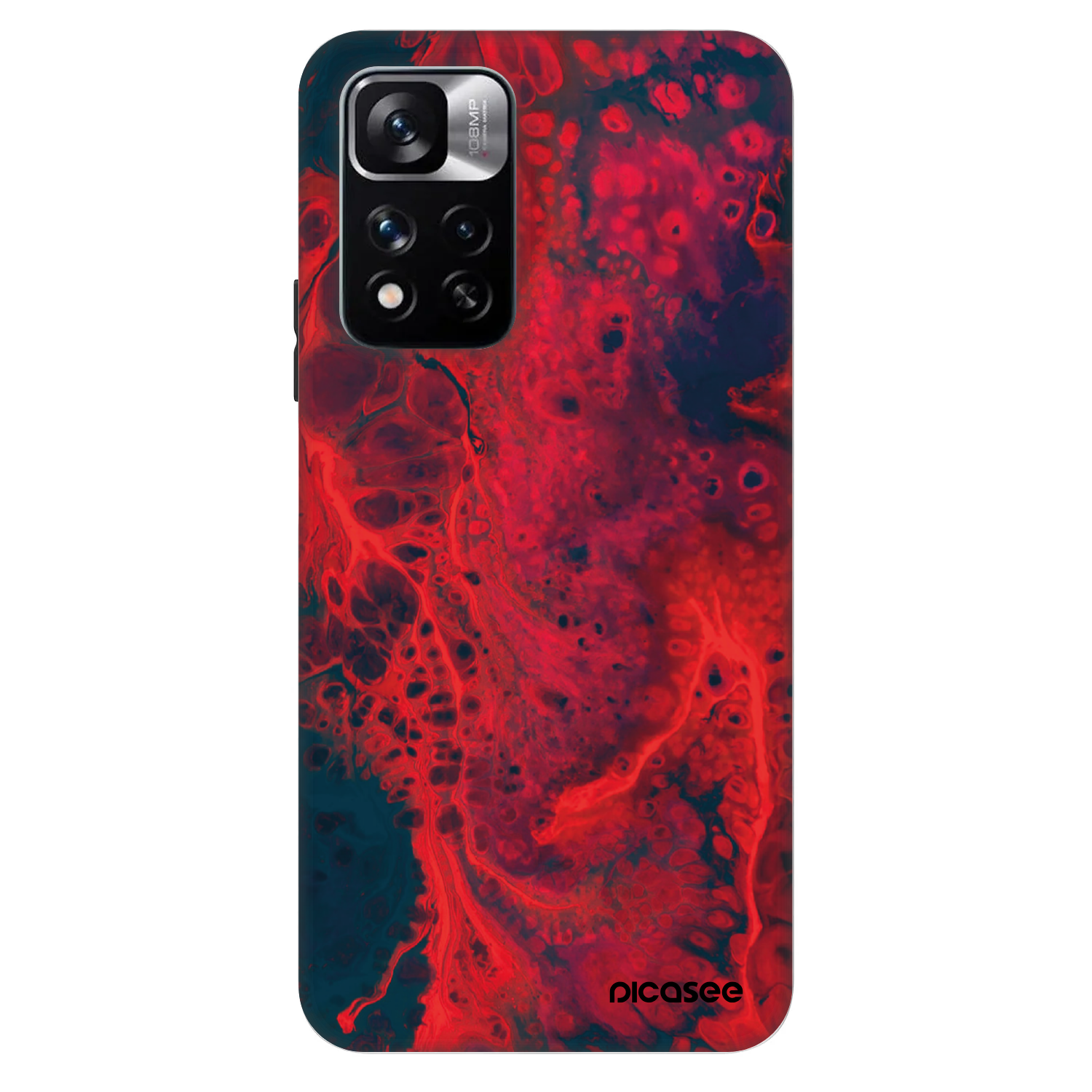 Picasee Fashion Case na Xiaomi Redmi Note 11 Pro 5G - Organic red