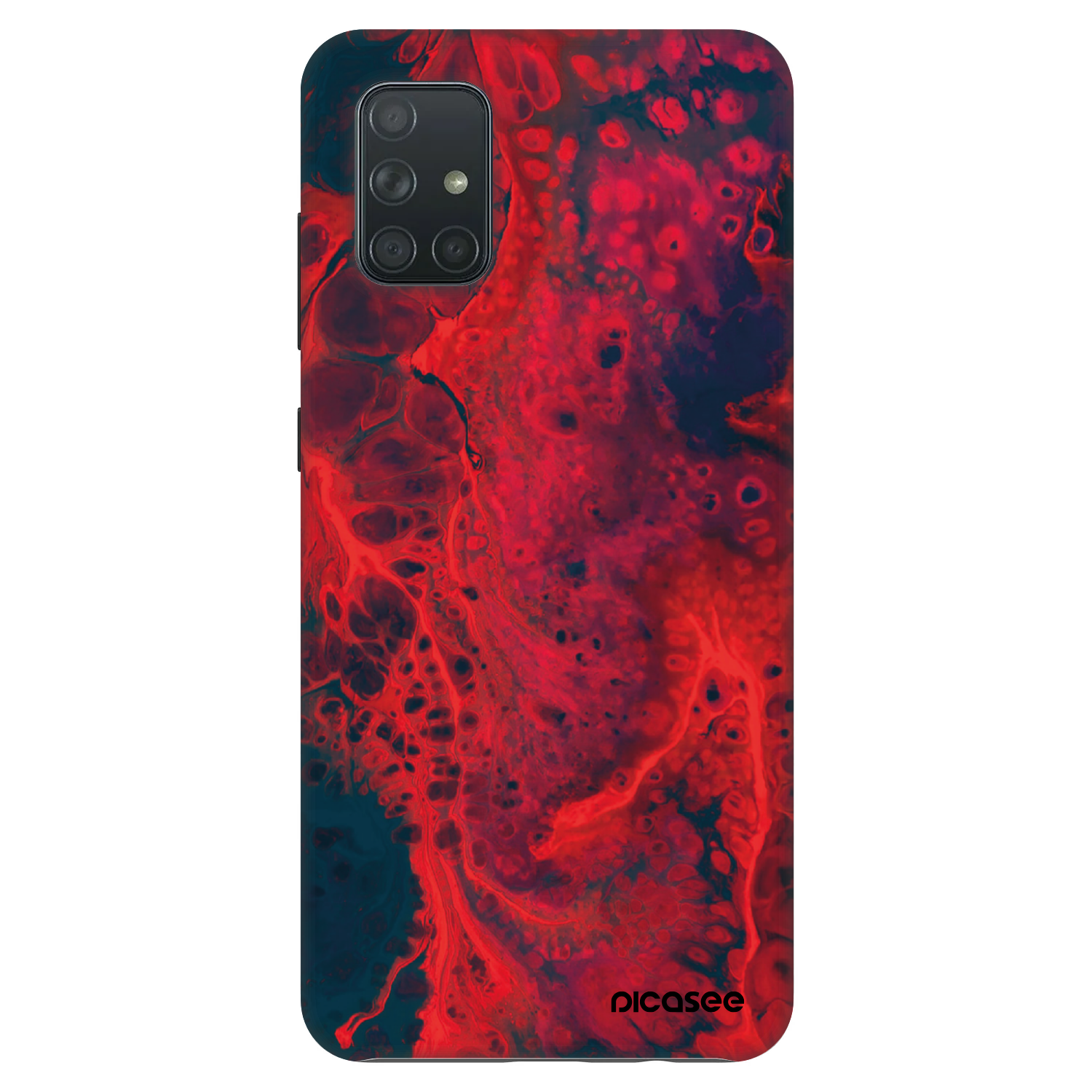 Picasee Fashion Case na Samsung Galaxy A71 A715F - Organic red