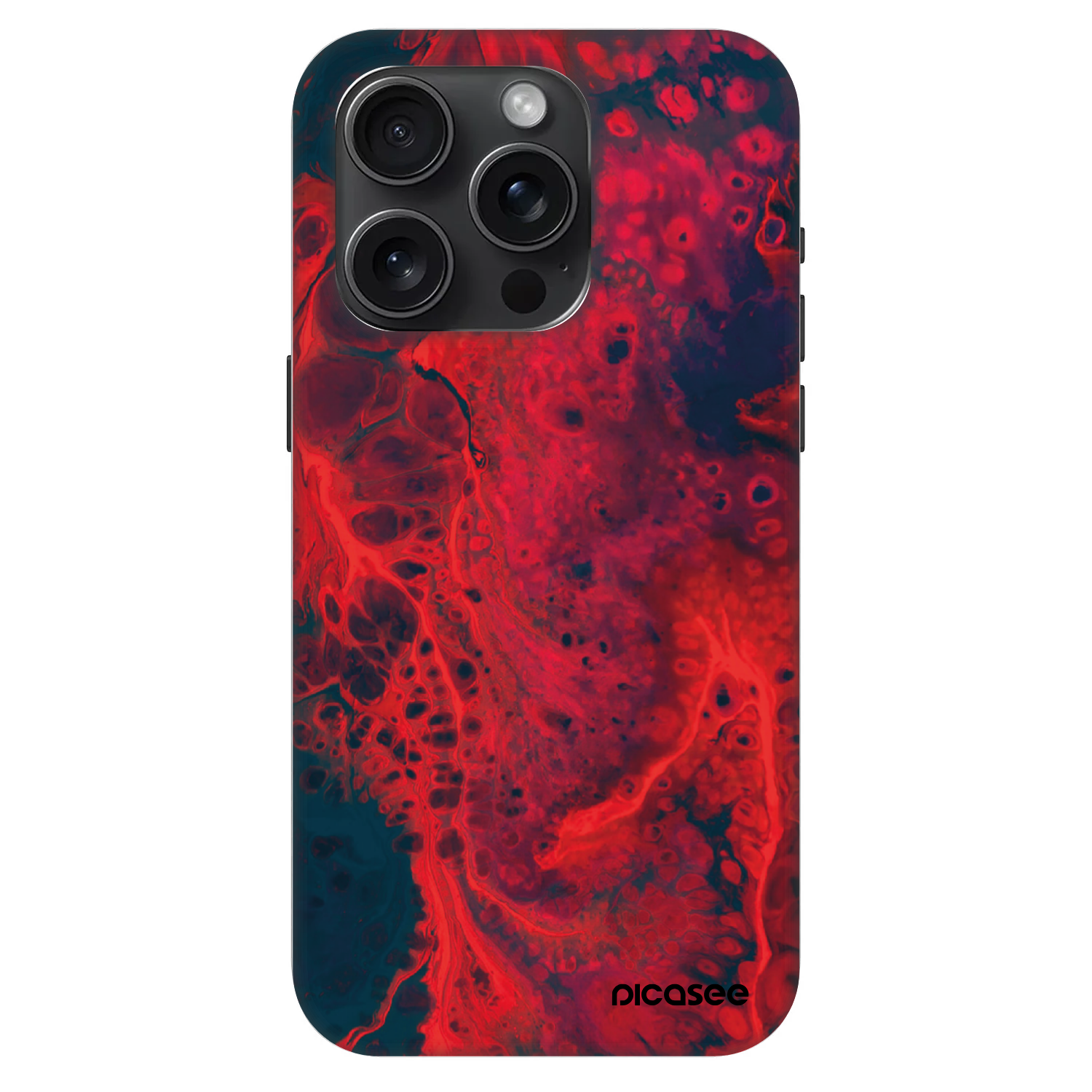 Picasee Fashion Case MagSafe na Apple iPhone 15 Pro - Organic red