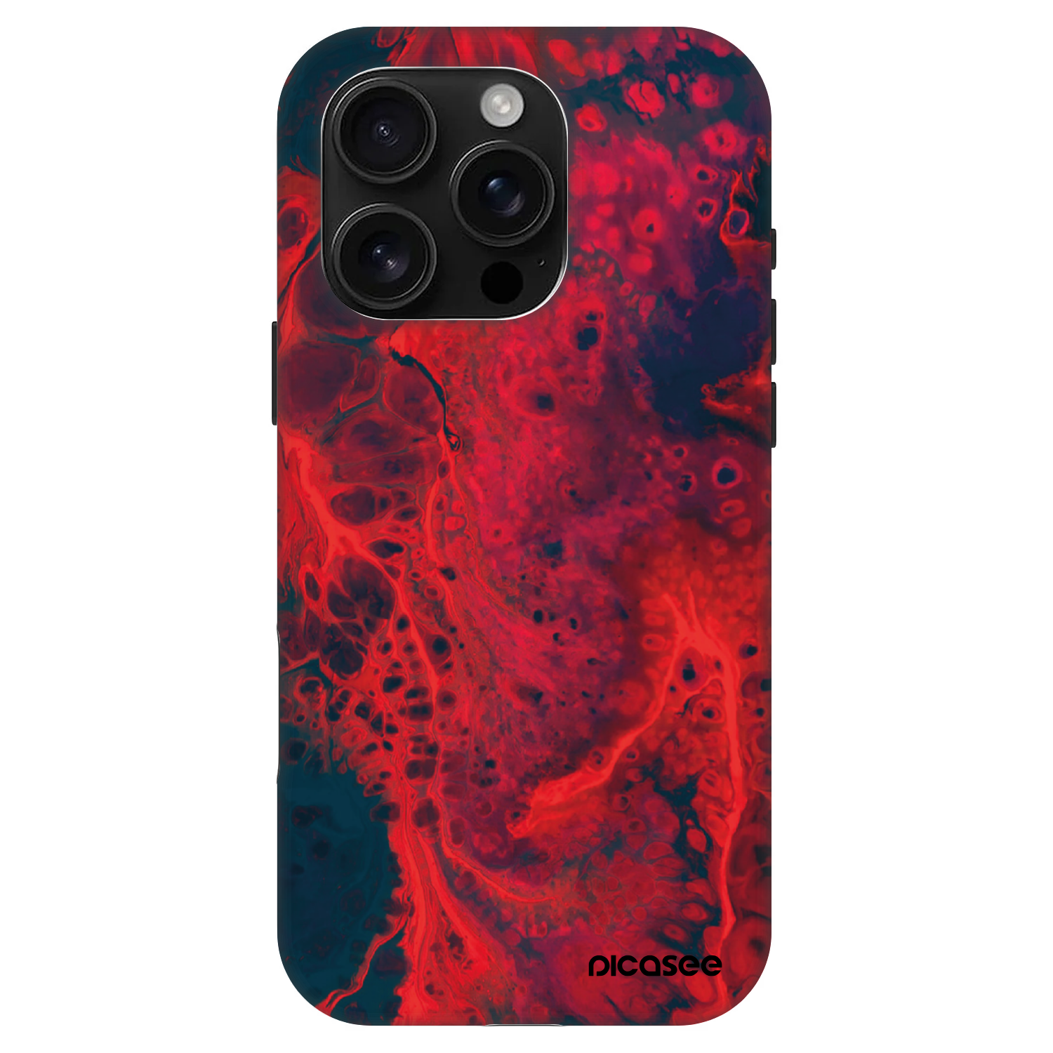 Picasee Fashion Case MagSafe na Apple iPhone 16 Pro - Organic red