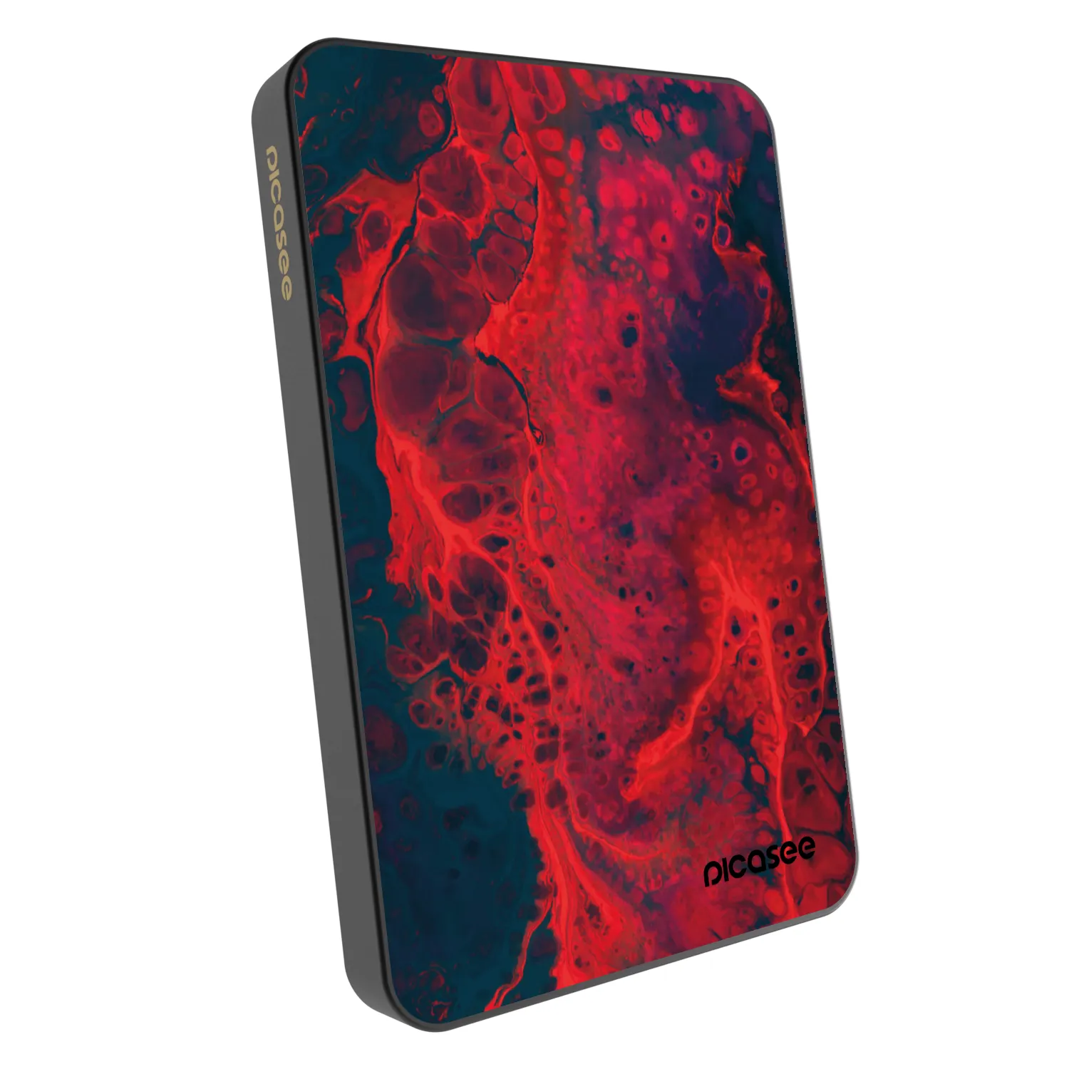 Picasee Powerbank z MagSafe 5 000 mAh Szary - Organic red