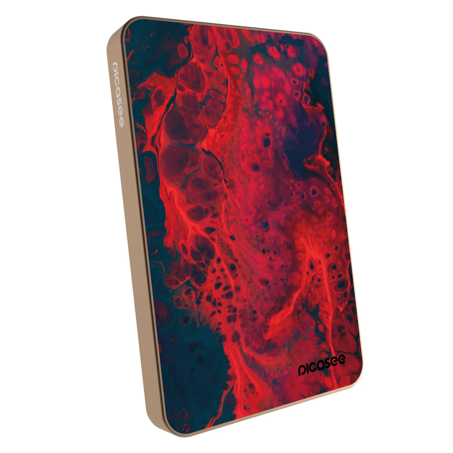 Picasee Powerbank z MagSafe 5 000 mAh Złoty - Organic red