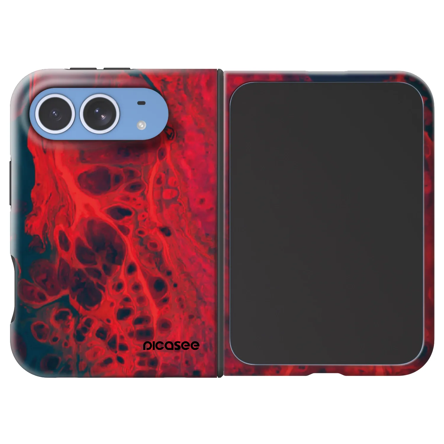 Picasee Fashion Case MagSafe na Apple iPhone Duo - Organic red