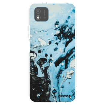Picasee silikonowe przeźroczyste etui na Realme C11 (2021) - Organic blue
