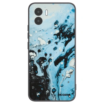 Picasee silikonowe czarne etui na Xiaomi Redmi A1 - Organic blue