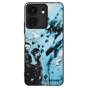 Picasee silikonowe czarne etui na Xiaomi Redmi 13C 4G - Organic blue