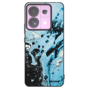 Picasee silikonowe czarne etui na Xiaomi Redmi Note 13 Pro 5G - Organic blue