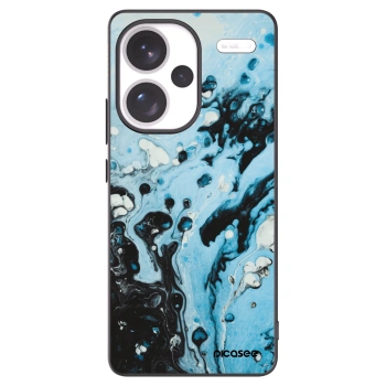 Picasee silikonowe czarne etui na Xiaomi Redmi Note 13 Pro+ 5G - Organic blue