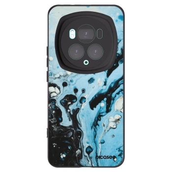Picasee silikonowe czarne etui na Honor Magic6 Pro - Organic blue
