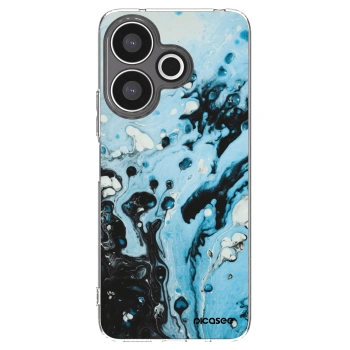Picasee silikonowe przeźroczyste etui na Xiaomi Redmi 13 4G - Organic blue