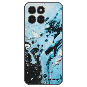 Picasee silikonowe czarne etui na Honor 200 Smart 5G - Organic blue