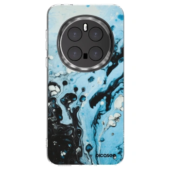 Picasee silikonowe przeźroczyste etui na Honor Magic7 Pro 5G - Organic blue