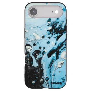 Picasee silikonowe czarne etui na Apple iPhone Air - Organic blue