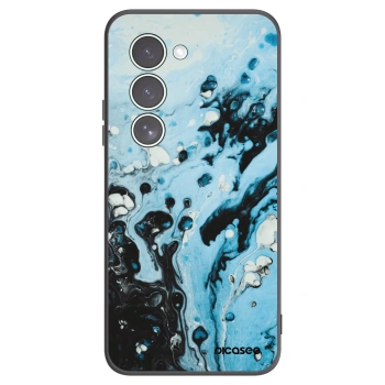 Picasee silikonowe czarne etui na Xiaomi Redmi 15 5G - Organic blue