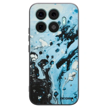 Picasee silikonowe czarne etui na Xiaomi 17T - Organic blue