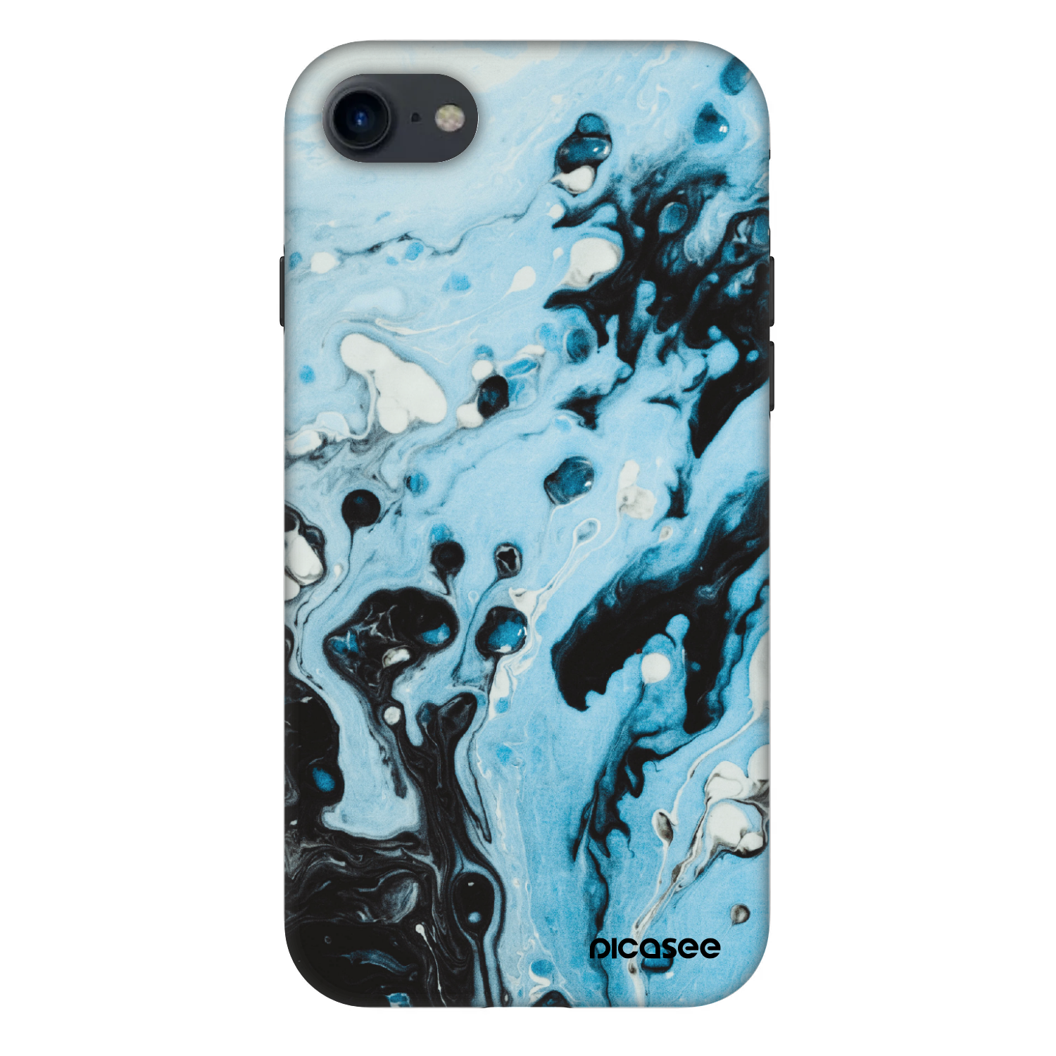 Picasee Fashion Case na Apple iPhone SE 2020 - Organic blue