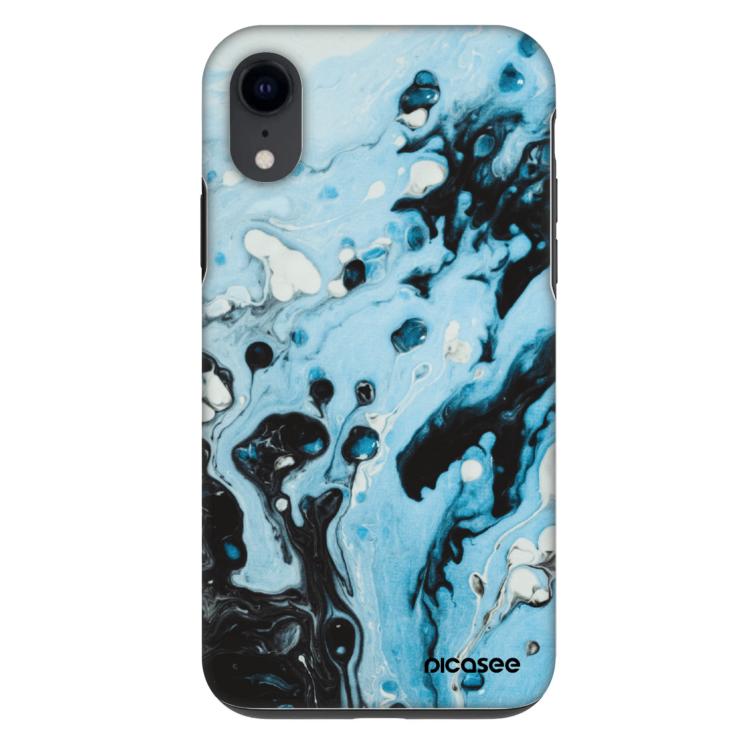 Picasee Fashion Case na Apple iPhone XR - Organic blue