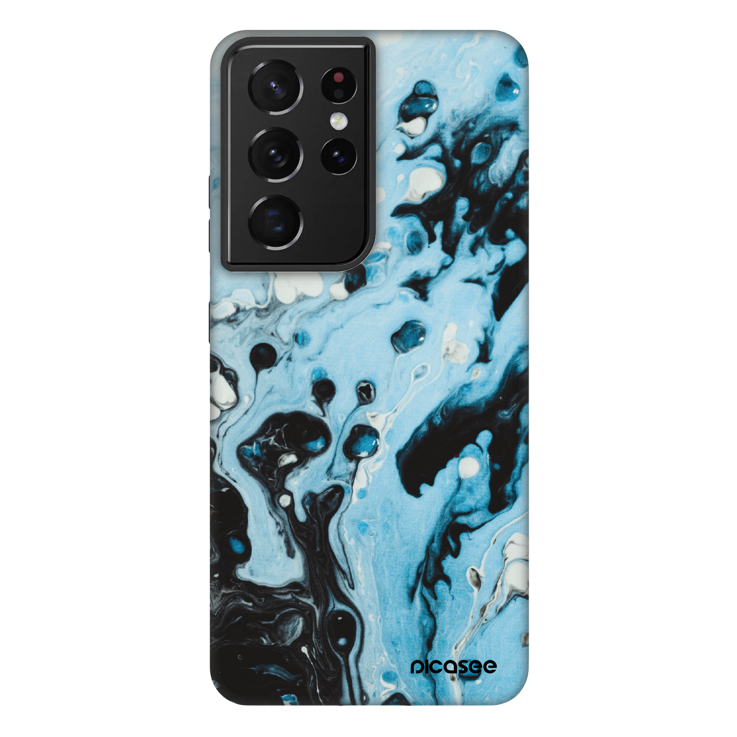 Picasee Fashion Case na Samsung Galaxy S21 Ultra 5G G998B - Organic blue