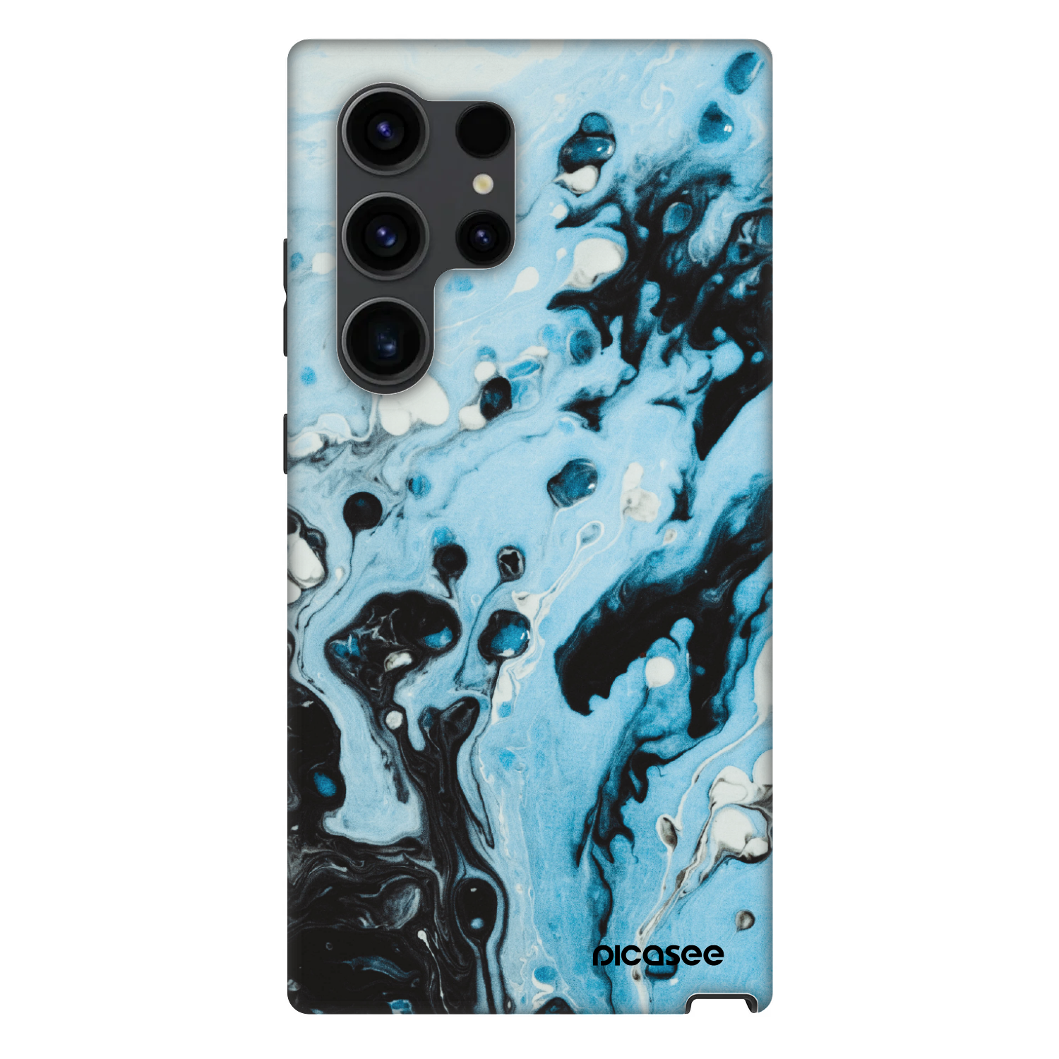 Picasee Fashion Case PowerShare pro Samsung Galaxy S24 Ultra S928B 5G - Organic blue