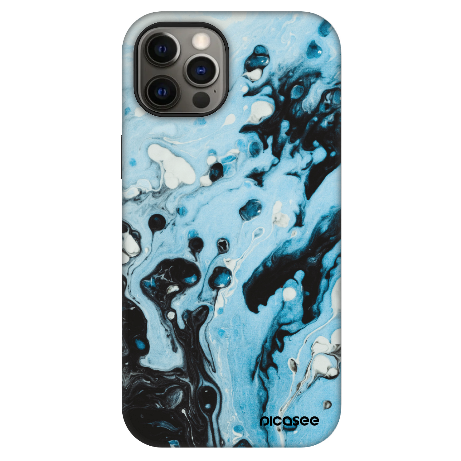 Picasee Fashion Case MagSafe na Apple iPhone 12 Pro - Organic blue