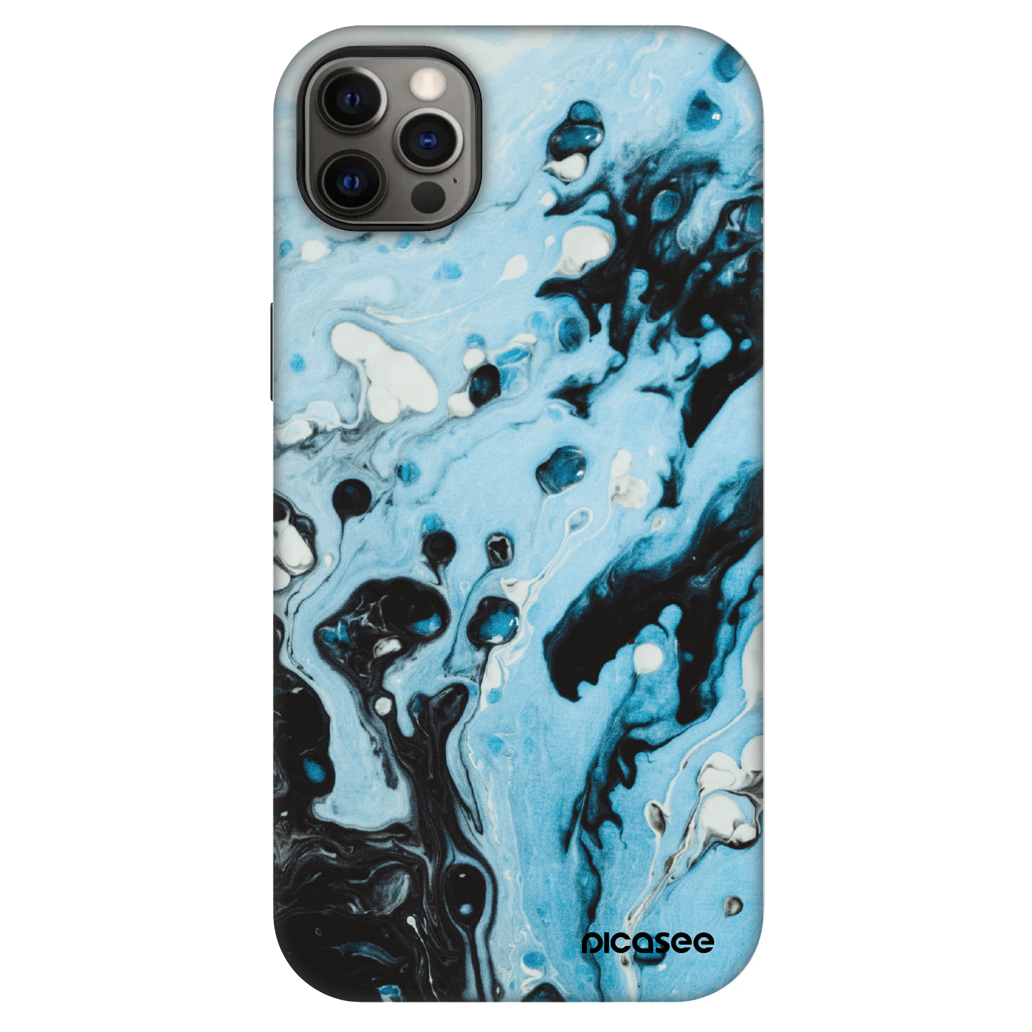 Picasee Fashion Case MagSafe na Apple iPhone 12 Pro Max - Organic blue