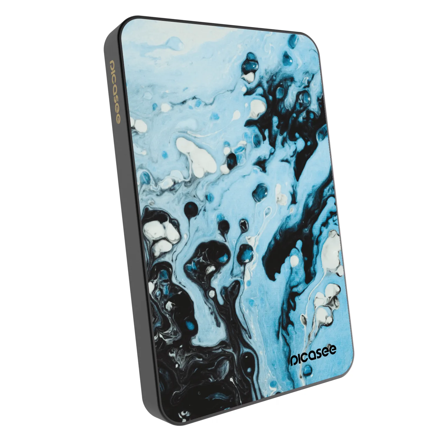 Picasee Powerbank z MagSafe 5 000 mAh Szary - Organic blue