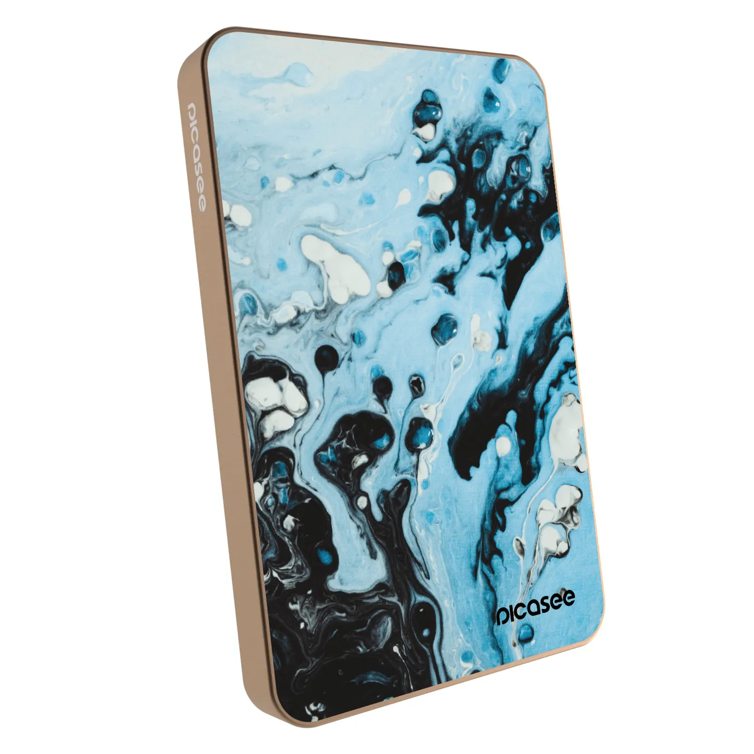 Picasee Powerbank z MagSafe 5 000 mAh Złoty - Organic blue