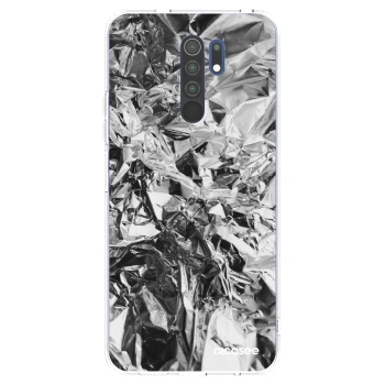 Picasee silikonowe przeźroczyste etui na Xiaomi Redmi 9 - Chrome