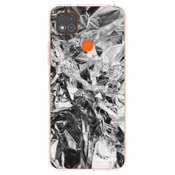 Picasee silikonowe przeźroczyste etui na Xiaomi Redmi 9C - Chrome