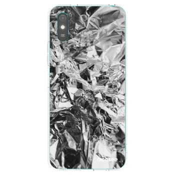 Picasee silikonowe przeźroczyste etui na Xiaomi Redmi 9A - Chrome