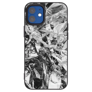 Picasee silikonowe czarne etui na Apple iPhone 12 mini - Chrome