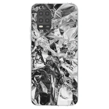 Picasee silikonowe przeźroczyste etui na Xiaomi Mi 10 Lite - Chrome