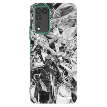 Picasee silikonowe przeźroczyste etui na Honor 10X Lite - Chrome
