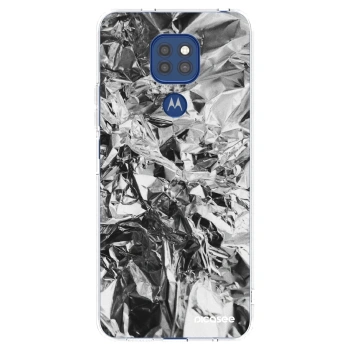 Picasee silikonowe przeźroczyste etui na Motorola Moto G9 Play - Chrome