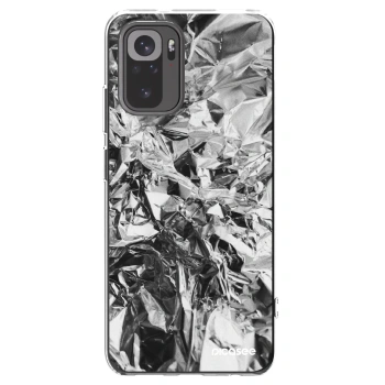 Picasee silikonowe przeźroczyste etui na Xiaomi Redmi Note 10 - Chrome