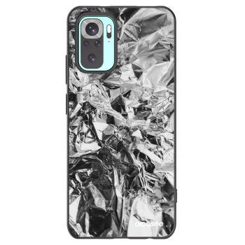 Picasee silikonowe czarne etui na Xiaomi Redmi Note 10 Pro - Chrome